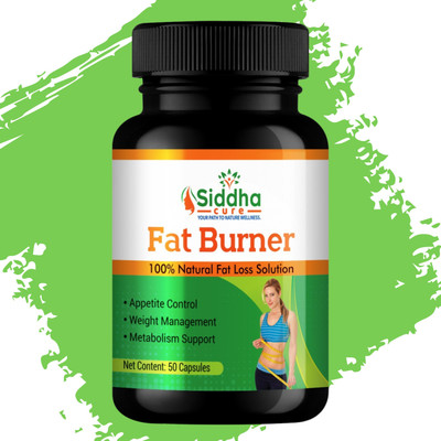 Siddha cure Fat Burner Capsules for Natural Weight Loss and Belly Fat Reduction(50 Capsules)