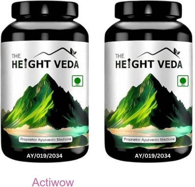 ACTIWOW Height Veda Premium Stature Support Supplement for Growth 2Pcs(Pack of 2)