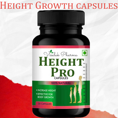 visalak pharma Height Pro-Height cap-sules For Grow Height PACK-1 60 Caps(30 Capsules)