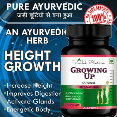 visalak pharma Growing Up Height Growth cap-sules Supports Growing Up Taller'' [Natural]