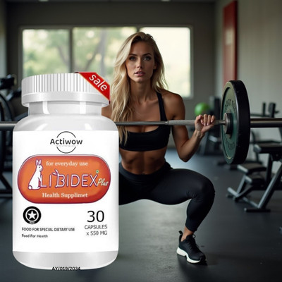 ACTIWOW Libidex Plus - Turbo Men’s Vitality Formula A01(30 Capsules)