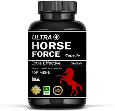 LibidSafe Ayurvedic Ultra Horse Force Nutrition Capsules for Man - Boost Stamina & Power(30 Capsules)