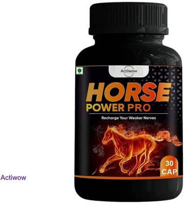 ACTIWOW Horse Power Pro Capsule Endurance formula for men A01(30 Capsules)
