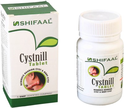 SHIFAAL Cystnill Tablet Removes Ovarian Cyst & Body Cyst (60Tab)