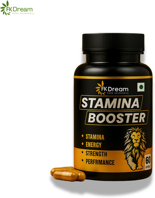 Fkdream Natural Stamina Booster supports healthy nail appearance and growth too.(60 Capsules)