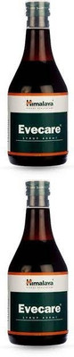 HIMALAYA Evecare Syrup 400ml Pack of 2(Pack of 2, 400 ml)