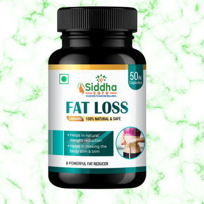 Siddha cure Herbal Fat Loss Slimming Capsules for Detox and Weight Reduction(50 Capsules)
