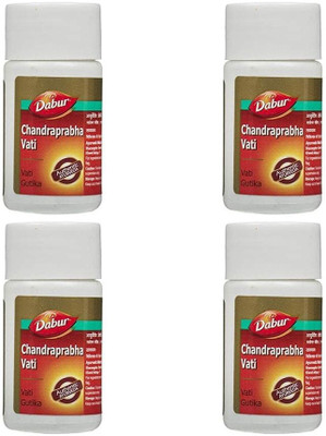 Dabur Chandraprabha Vati 40 tab(Pack of 4, 160 Tablets)