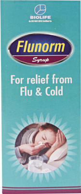 BIOLIFE Flu Norm Syrup for Flu & Cold 100ml(Pack of 4, 400 ml)