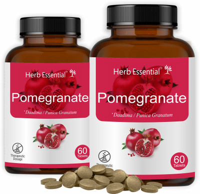 Herb Essential Pomegranate Tablet 60's (Pack of 2)(Pack of 2, 120)