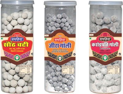 CHAMRIA sonth vati JEERA GOLI KAODPATI GOLI Home Made Mukhwas Mouth Freshener(Pack of 3, 600 g)