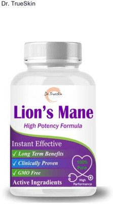 Dr.TrueSkin Lion's Mane Capsule Enhance Your Daily Energy Levels(30 Capsules)