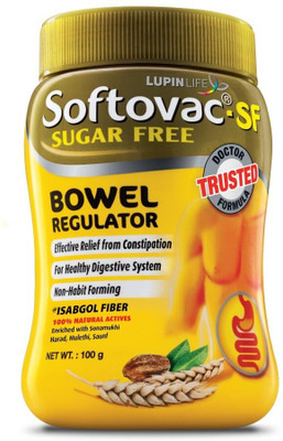 Softovac Isabgol Powder Sugar- Free for Constipation(100 g)