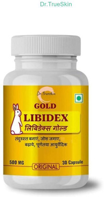 Dr.TrueSkin Libidex Gold Capsules Power Original Potency Stamina Booster(30 Capsules)