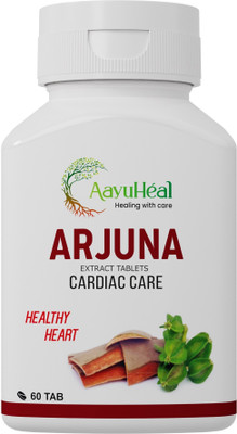 AAYUHEAL Arjuna Extract Tab (Promotes Heart Health)(60 Tablets)