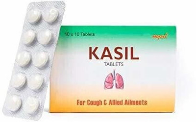 mpil Kasil Tablet For cough and cold bronchodilator(Pack of 2, 20 Tablets)
