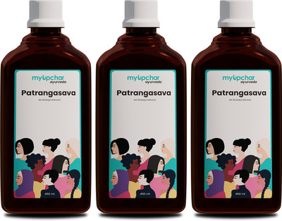 myupchar ayurveda Patrangasava || 450 Ml Each || Pack of 3(Pack of 3, 1350 ml)