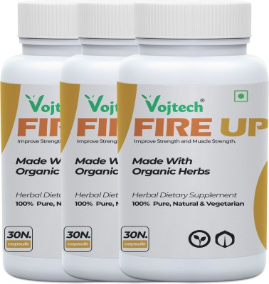 Vojtech Fire Up Organic Power Medicine For Men / Effective Result / Stress Reliefe(Pack of 3)