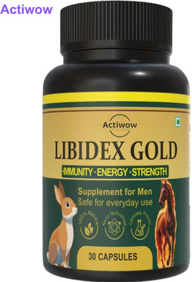 ACTIWOW Libidex Gold for Vital Energy(30 Capsules)