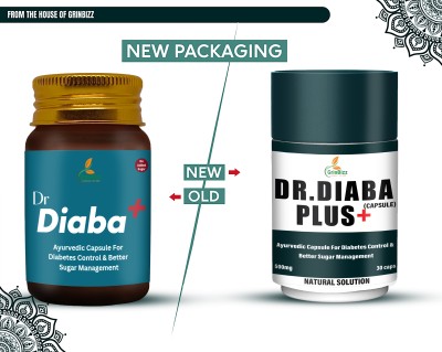 grinbizz Dr Diaba Plus Capsule (Diabetes contol,High BP,Joint pains)(Pack of 3)