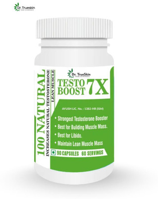 Dr.TrueSkin Testo Boost 7X Capsules Rejuvenate Body and Mind Energy(30 Capsules)