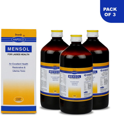 HAPDCO Mensol Syrup:(Pack of 3, 600 ml)