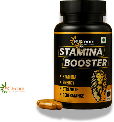 Fkdream Natural Stamina Booster fortifies your deep core energy and daily flow.(60 Capsules)