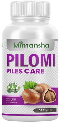 Mimansha Ayurvedic Pilomi Capsule For Healing Wound & and Relieve Pain | 60 Capsules(60 Capsules)