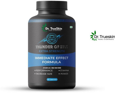 Dr.TrueSkin Thunder Of Zeus with herbal stamina recovery blend(30 Capsules)