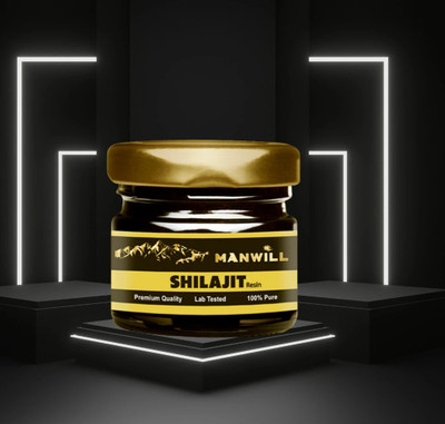 MANWILL Pure Natural Shilajit /Boosts Strength ,Stamina & Endurance /For Gym WorkOuts(20 g)