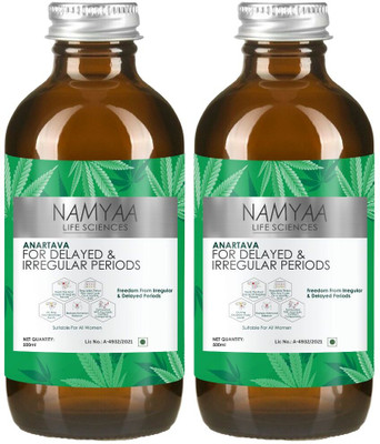Namyaa Anartava -For Delayed and Irregular Periods (500ml*2)(Pack of 2, 1000 ml)