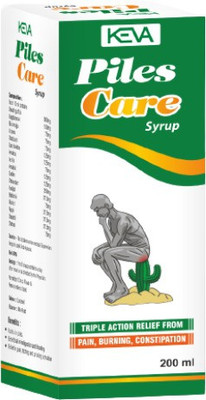 KEVA Piles Syrup |Natural remedy for Piles | Herbal & Sugar Free (Pack of 1)(200 ml)