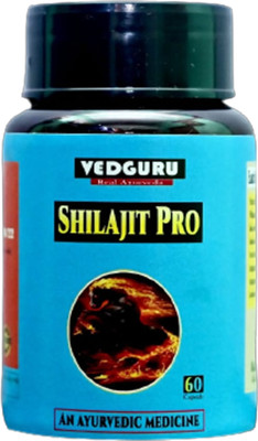 Vedguru Shilajit Pro for high performance stamina and strength(60 Capsules)