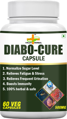 VIKJIT HERBALS DIABO-CURE CAPSULE(60 Capsules)