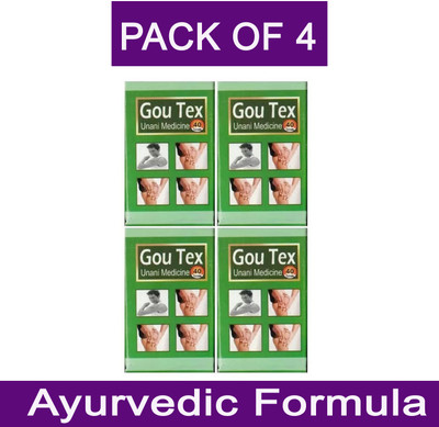 GOUTEX Ayurvedic 40 Tablet For Joint Pain , Arthritis, knee pain , muscle pain Tablets(4 x 40 Units)