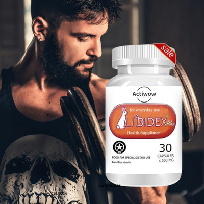 ACTIWOW Libidex Plus Capsules - Boost Your Stamina(30 Capsules)
