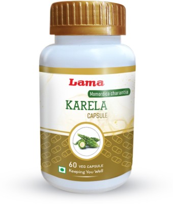Lama Karela Capsule | Momordica charantia Extracts - 60 Vegetarian Capsules