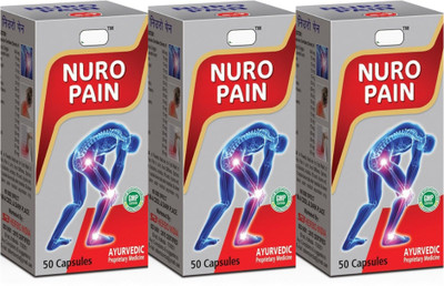 vedazone Natural Relief from Arthritis, Back Pain & Joint pain Capsules(3 x 30 Units)