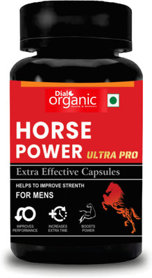dial organic Horse power capsule for men| Stamina muscle building | 30 capsules(30 Capsules)