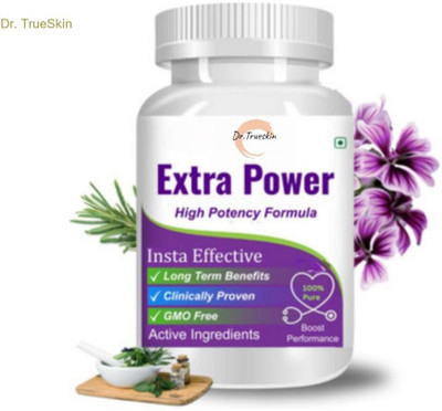 Dr.TrueSkin Extra Power Capsules To Boost Energy and Endurance(30 Capsules)