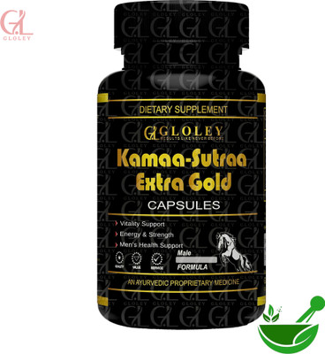 GLOLEY Extra Gold Capsule Orignal Herbal Strength Formula With Kama Energy Sutra 85(60 Capsules)