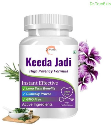 Dr.TrueSkin Keeda Jadi Capsule Active Life Hardness Ayurvedic Support(30 Capsules)