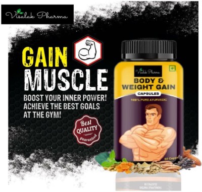 visalak pharma Body & weight gain Capsules Boost Your Inner Power Strength