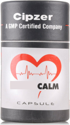 CIPZER Heart Calm Capsule – Herbal Cholesterol and Heart Care(60 Capsules)