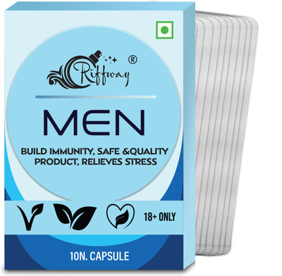 Riffway MEN Power Capsule For Men - Improves Your Performance For Healthy Life(Pack of 10, 100 Capsules)