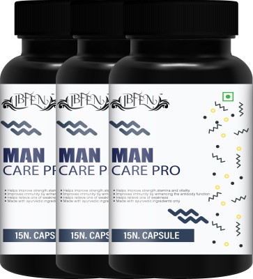 IBFEN Men Care Pro Health Power Capsule For Men ' Effective Result & Stress Reliefe(Pack of 3)