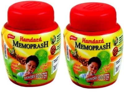 Hamdard Memoprash concentration andalso improves brain power and boosts confidence300GM2(Pack of 2)