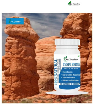 Dr.TrueSkin Testo Prime Capsules Herbal Power Enhancement Formula(30 Capsules)