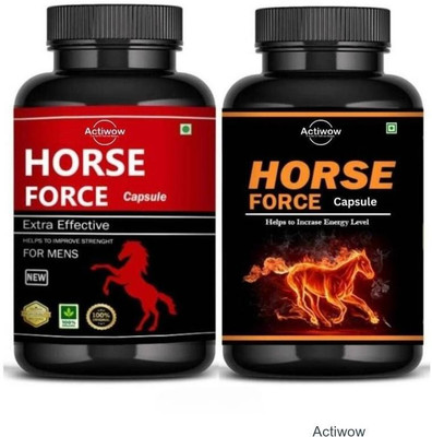 ACTIWOW Horse Force Capsule Combo Unleash Your Inner Strength B02(30 Capsules)