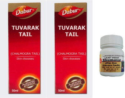 Dabur Tuvarak Tail For Skin Diseases With Leaf Rhumawat 30 Tab(Pack of 3, 100 ml)